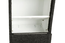 Load image into Gallery viewer, Interior shelves may be positioned to form a handy secret compartment in the bottom of the table