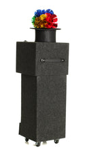 Load image into Gallery viewer, Joe Lefler Mini Pro Suitcase Table Charcoal Gray Front View

